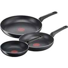 Tefal B55691 Titanyum 1x Simplecook 3'lü Tava Seti 20/24/28 cm