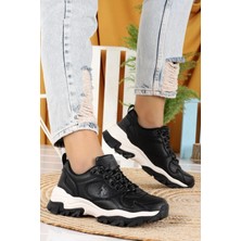 U.S. Polo Assn. 3F Tranke 3Pr Kadın Siyah Sneaker 101416512