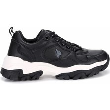 U.S. Polo Assn. 3F Tranke 3Pr Kadın Siyah Sneaker 101416512