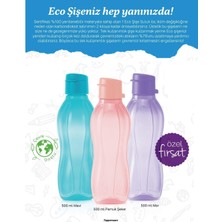 Tupperware Eco Şişe Suluk 500 ml 3 Lü Kolay Kapak