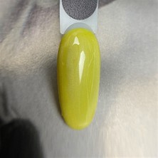 Patrisa Nail Kalıcı Oje Kedi Gözü K10 8 Ml (Gümüş Şeritli Güneşli Sarı)