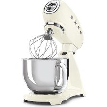 Smeg 50's Style Retro 4.8lt Cream Full Body Stand Mikser SMF03CREU