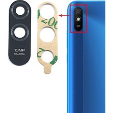Fodos Xiaomi Redmi 9A Kamera Lensi Cam - Kamera Camı - Yapışkanlı M2006C3LG Uyumlu