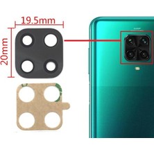 fodos Xiaomi Redmi Note 9 Pro Uyumlu Kamera Lensi Cam M2003J6A1L