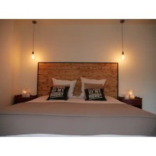 Riolight  Retro,vintage 1XE27 Duylu Siyah Yatak Başı Askı Takımı Sarkıt Avize 1 Adet Fiyatıdır