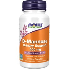Now D-Mannose Urinary Support 500 mg 60 Kapsül