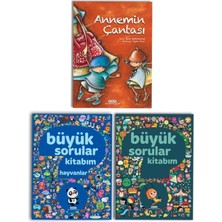 Büyük Sorular Kitabım + Büyük Sorular Kitabım Hayvanlar + Annemin Çantası 3'lü Set