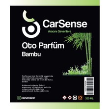 Carsense Oto Parfüm Bambu - Sprey Araç Kokusu 200 ml