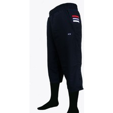 Enrıco Ferry Erkek Lacivert Yanları Şeritli Çabuk Kuruma Özellikli Cepli Büyük Beden Kapri EDY2427L