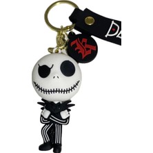 Sıfır312 Jack Skellington Noel Öncesi Kabusu Figür Anahtarlık ve Çanta Aksesuarı