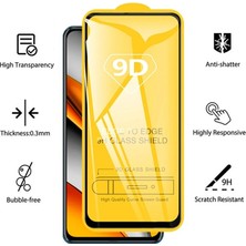 HANPORIUM Redmi Note 12 5G Ekran Koruyucu 9D Kırılmaz Cam - Ultra Darbe Emici Etkin Koruma - Ekranı Tam Kaplar