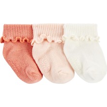 Carter's Kız Bebek 3'lü Çorap Set