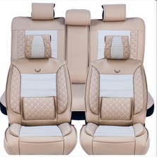 Fresh Start opel Astra J Hb Uyumlu Lüx Deri Oto Koltuk Kılıfı Ön Arka Takım Jüpiter Serisi Bej