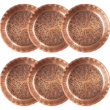 Dmt Copper Home Bakır Çerezlik Seti Kuruyemiş 6'lı 12 x 2,5 cm