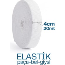 Transformacion 20 Metre Yassı Bel Paça Giysi Lastiği 4 cm 718885