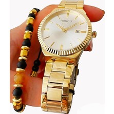 Ferrucci 1. Sınıf Çelik Takvimli Sade Şık Erkek Kol Saat