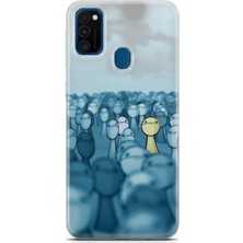 Denza Case Samsung Galaxy M30S Uyumlu Kılıf Hd Baskılı Kılıf - Diffirent
