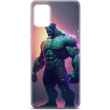 Denza Case Samsung Galaxy A31 Uyumlu Kılıf Hd Baskılı Kılıf - Hulk