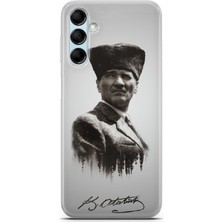 Denza Case Samsung Galaxy M14 5g Uyumlu Kılıf Hd Baskılı Kılıf - Atatük Imza