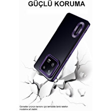 Kılıfmania Xiaomi Redmi Note 8 Pro Kapak Yanları Renkli Lens Korumalı Logo Gösteren Şeffaf Luxury Silikon Kılıf - Gold