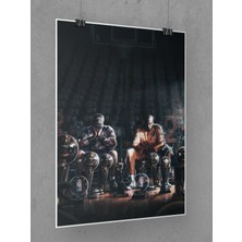 Saturndesign Kobe Bryant Poster 45X60CM Nba Basketbol Afiş - Kalın Poster Kağıdı Dijital Baskı