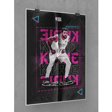 Saturndesign Kyrie Irving Poster 45X60CM Nba Basketbol Afiş - Kalın Poster Kağıdı Dijital Baskı