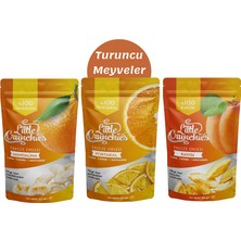 Freeze Dried Turuncu Meyveler Mandalina Portakal Kayısı Karma Paket