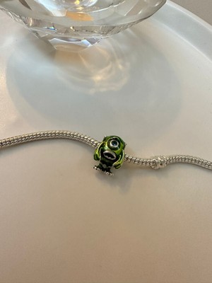 Ni Aksesuar Gümüş S925 Damgalı Disney Pixar Mike Wazowski Charm