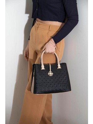 Silver Polo Kadın El Çantası Siyah - S.nut SP1089 Silver & Polo