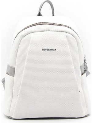 Silver Polo Silver & Polo Beyaz - A.gri SP926 Kadın Sırt Çantası
