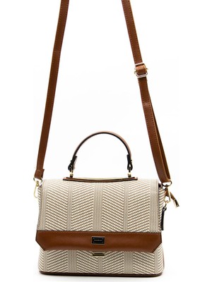 Silver Polo Silver & Polo Bej - Taba SP838 Kadın Çapraz Çanta