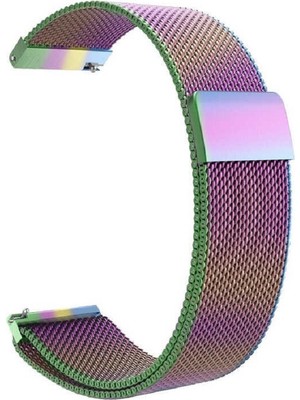 Nezih Case Xiaomi Azfit Gtr 2 / Gtr 2e / Gtr 47MM Uyumlu 22MM A+ Kalite Hasır Örgü Metal Kordon