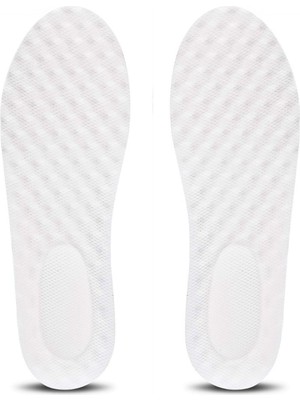 Foottab Beyaz Eko Anatomik Ayakkabı Tabanlığı, Kumaş Tabanlık,1 Çift