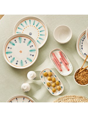 Emsan Agatha Porselen 32 Parça 6 Kişilik Kahvaltı/Servis Takımı