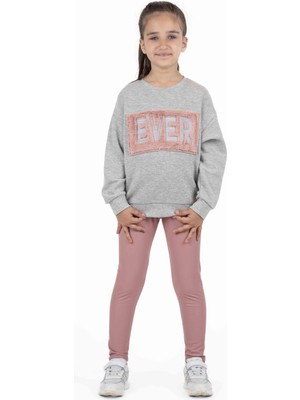 Best Kids Kız Çocuk Baskılı Sweatshırt BK22KK14061