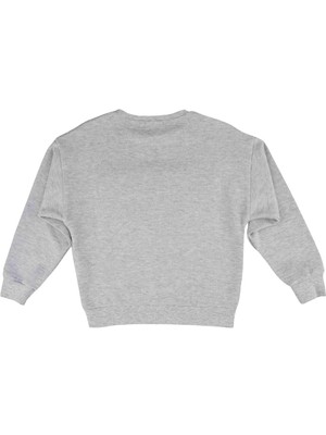 Best Kids Kız Çocuk Baskılı Sweatshırt BK22KK14061