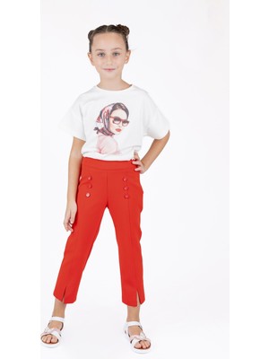 Best Kids Kız Çocuk Baskılı Bluz BK23YK14248