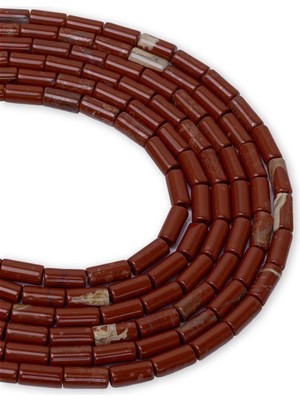 9x4 mm Kırmızı Jasper Taşı Dizi