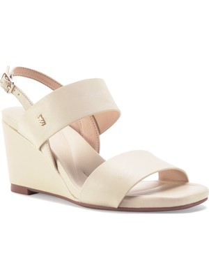 Nine West Cecılay 3fx Krem Kadın Comfort Sandalet