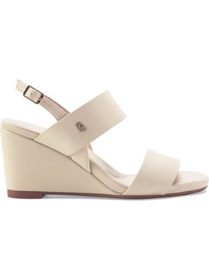 Nine West Cecılay 3fx Krem Kadın Comfort Sandalet