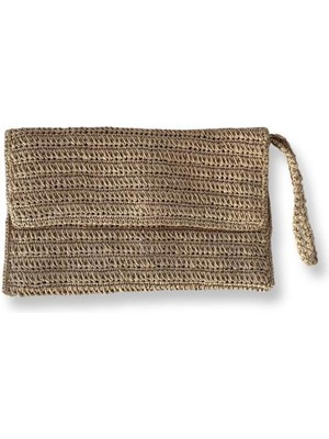 Couisins Shop El Örgüsü Çanta Hasır Çanta Omuz Çantası El Çantası Clutch