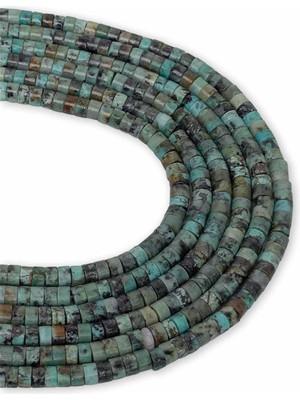 4x2 mm Afrika Turkuaz Taşı Dizi