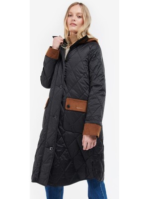 Barbour Mickley Kapitone Ceket BK91 Black/ancient