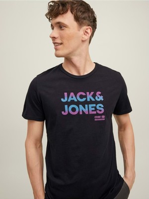 Jack & Jones Baskılı Sıfır Yaka T-Shırt Jcoseth Tee Ss Crew Neck Ln 12210868