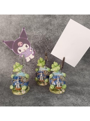 HD Marketim Notluk Masa Üstü 5 Adet Okul Öğrenci Hediye Kırtasiye Sevimli Kaplumbağa