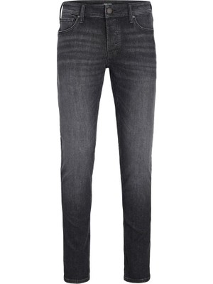 Jack & Jones Jjılıam Skinny Fit Jean Pantolon Erkek Düşük Bel Siyah Süper Esnek Kumaş