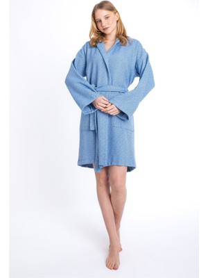 Sensomia Nora 100% Pamuklu Xl Beden Peştamal Bornoz Plaj Banyo Duş Deniz Havuz Bornozu