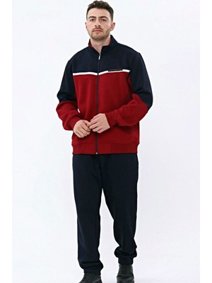 Marco Ferry Bordo Erkek 3 Iplik Şardonlu Kışlık Büyük Beden Eşofman Takımı EDY5206B