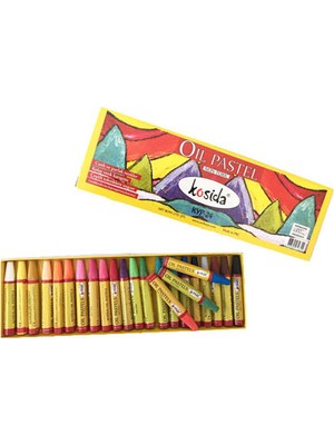 Kosida Pastel Boya 24 Renk Karton Kutu (Ksyp-24)