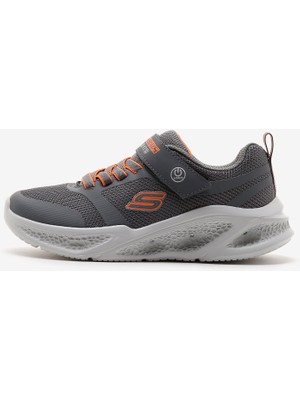 Skechers Skechers Meteor-Lights Büyük Erkek Çocuk Gri Işıklı Spor Ayakkabı 401675L Ccor
